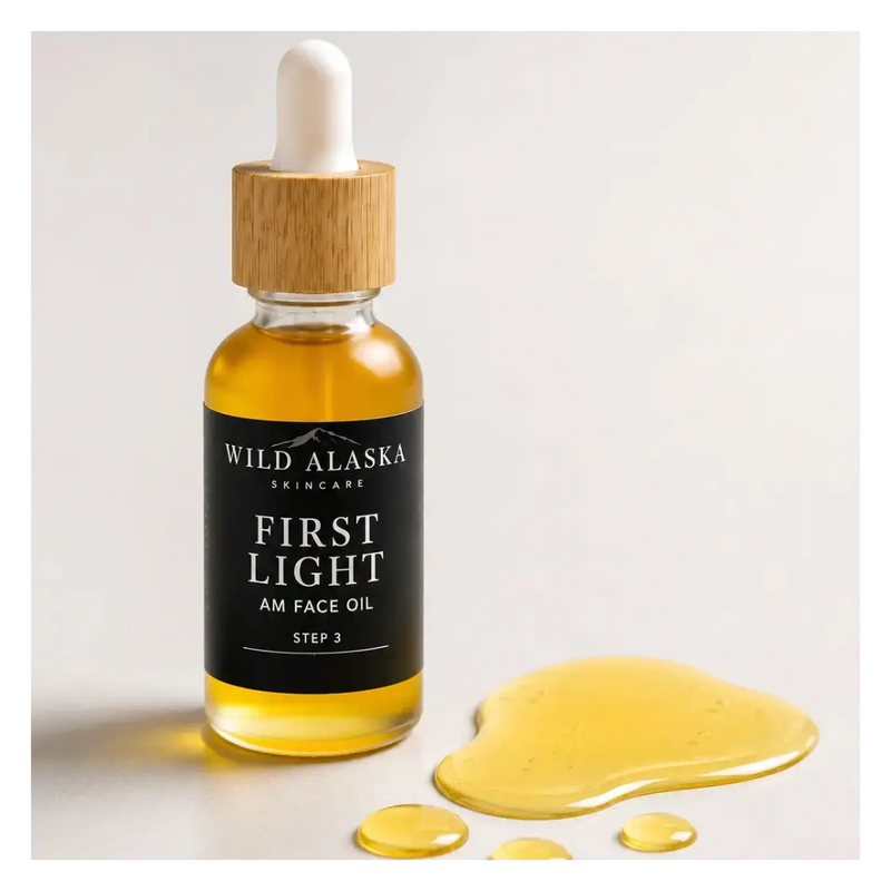 First Light AM Face System – 3-Step Morning Skincare Set Wild Alaska Skincare
