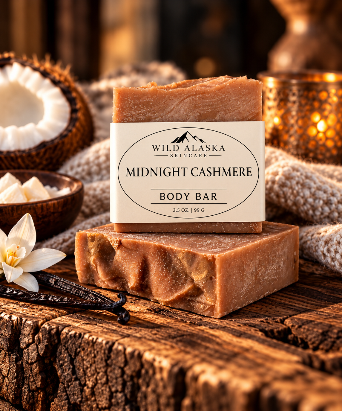 Midnight Cashmere Body Bar - Wild Alaska Skincare